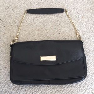 DKNY Genuine Leather Chain Handbag